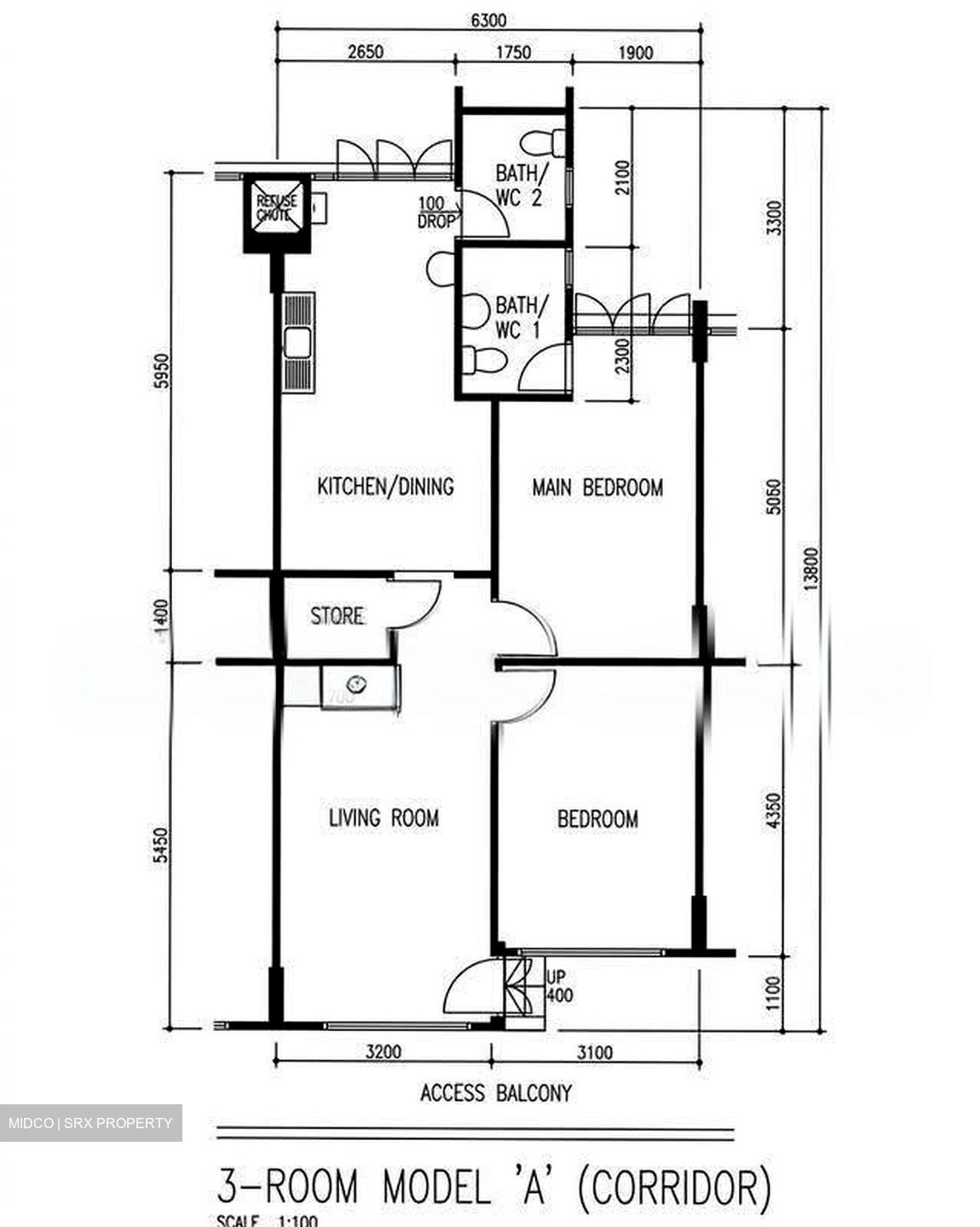 Blk 436 Tampines Street 43 (Tampines), HDB 3 Rooms #634620471